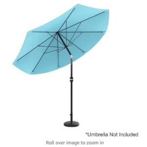 La base dell'ombrello è facile da montare