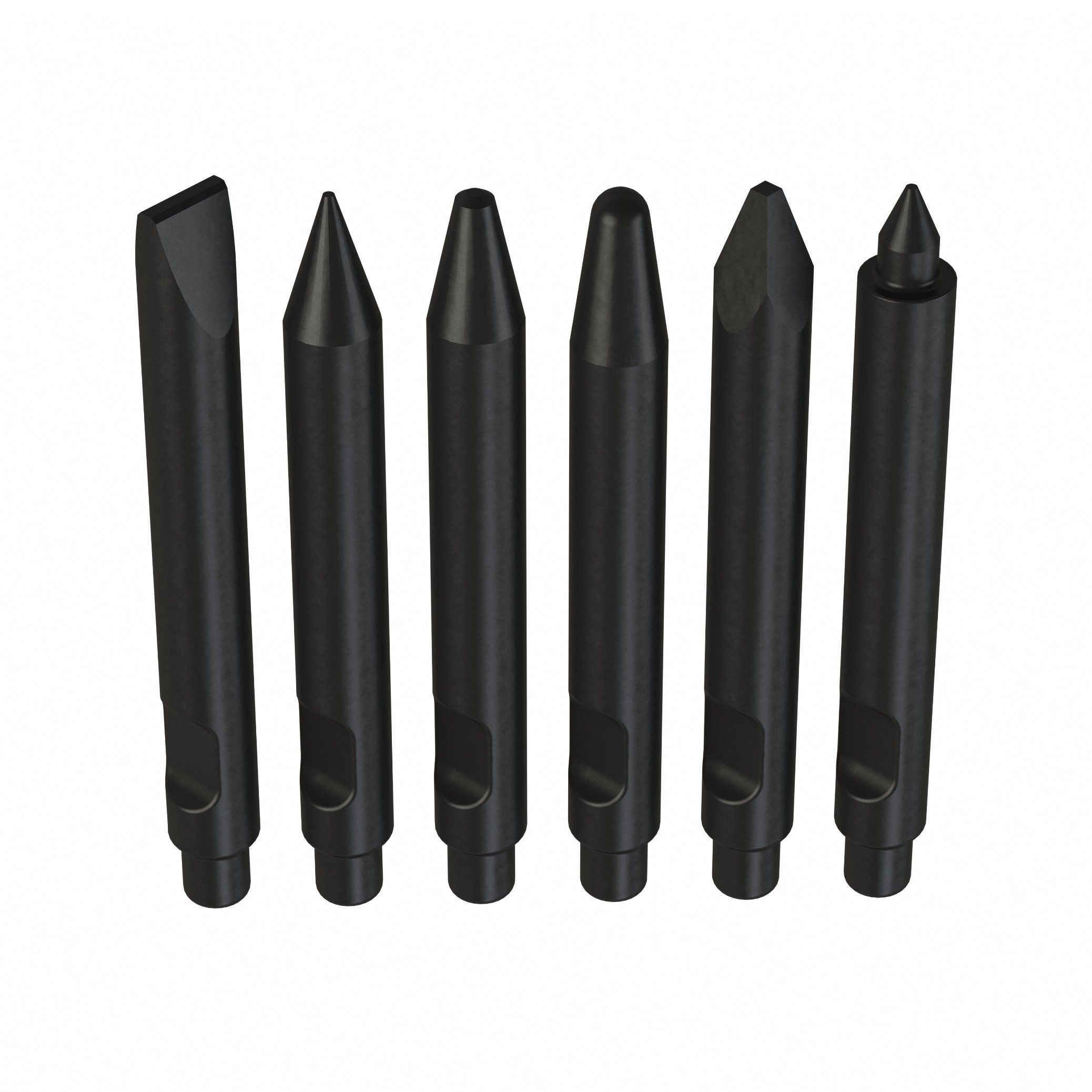 Ms550 Hydraulic Hammer Chisel Tools with Flat Type