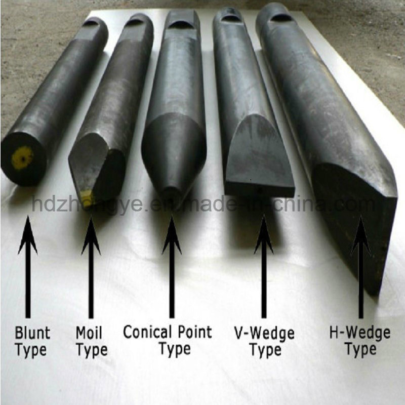 42CrMo, Conical Point/Cone Steel Hydraulic Hammer Chisels